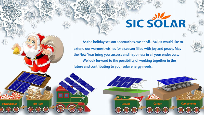 SIC Solar поздравляет вас с Рождеством и Новым годом